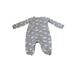 Bellybutton Baby Gray Cloud Romper Coverall One Piece Size 68 or 6 months